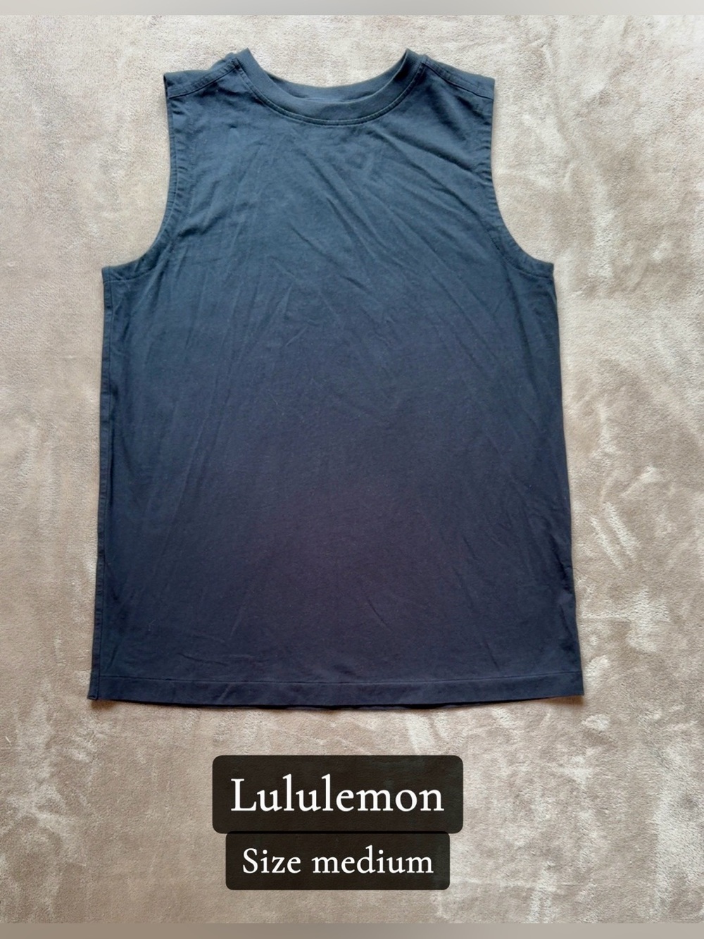 Lululemon All Yours Organic Cotton Tank Top - Black
